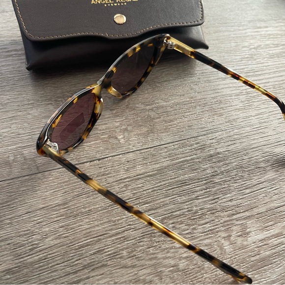 Angel Regal Cat Eye Brown Black Tortoise Sunglasses New - Picture 3 of 5